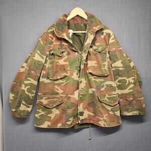 Vintage Military Cold Weather Field Coat Mens Medium Distressed 8415-00-782-2939